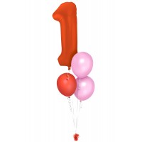 Ballon mit Zahl nach deiner Wahl (ca. 86 cm)