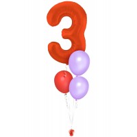 Ballon mit Zahl nach deiner Wahl (ca. 86 cm)