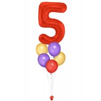 Ballon mit Zahl nach deiner Wahl (ca. 86 cm)