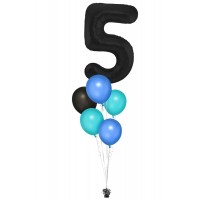Ballon mit Zahl nach deiner Wahl (ca. 86 cm)