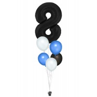 Ballon mit Zahl nach deiner Wahl (ca. 86 cm)