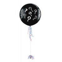 Gender Reveal Ballon (ca. 1 m) – mit Helium und Ballongewicht