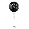Riesenballon zur Gender Reveal (ca. 1 m) – Schwarzer Latexballon