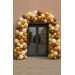 Ballongirlande (ab 1 m) – Beige/Braun/Gold