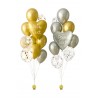 2 Ballonbouquets mit Wunschtext – Herzballons (ca. 61 cm)
