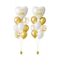 Ballonbouquets (2er-Set) – „Love“ 