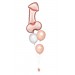 Ballonbouquet M – Junggesellenabschied mit XL-Folienballon (ca. 55x112 cm)