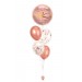 Ballonbouquets (5er-Set) – „It’s You & Me for Infinity“ mit Konfetti