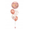 Ballonbouquets (5er-Set) – „It’s You & Me for Infinity“ mit Konfetti