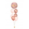 Ballonbouquets (5er-Set) – „It’s You & Me for Infinity“ mit Konfetti