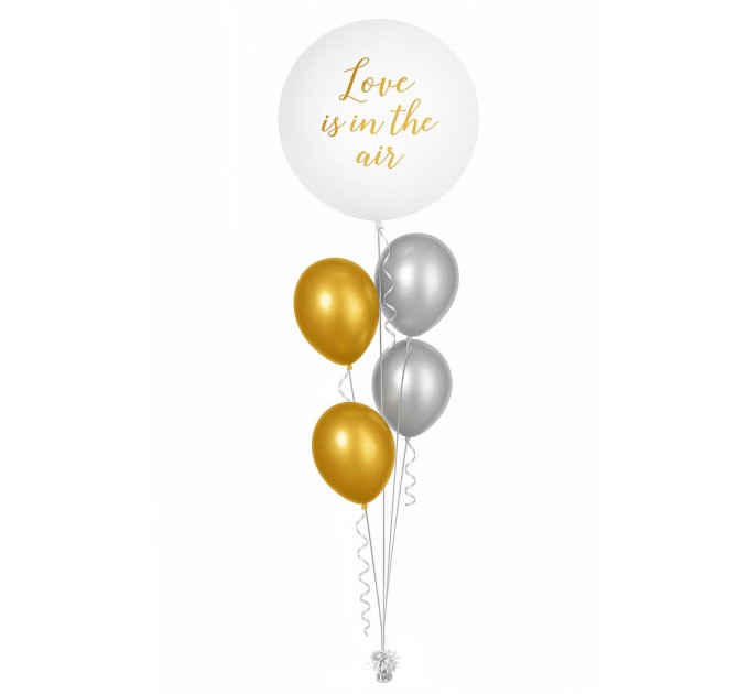 Ballonbouquet M – Love is in the Air (90 cm)
