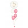 Ballonbouquet L – Love is in the Air (90 cm) Rosa