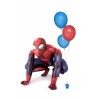 Stehender Spider-Man Ballon mit Heliumballons – Coole Ballondeko für kleine Superhelden