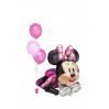 Minnie Mouse Ballon – Stehender Folienballon mit Heliumballons für kleine Fans