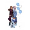 Frozen 2 Ballon mit Elsa, Anna & Olaf – Stehende Ballondeko mit Heliumballons