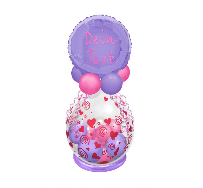 Stuffing Ballon (ca. 40x60 cm) mit Wunschtext