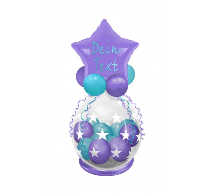 Stuffing Ballon (ca. 40x60 cm) mit Wunschtext