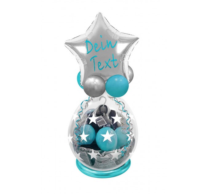 Stuffing Ballon (ca. 40x60 cm) mit Wunschtext