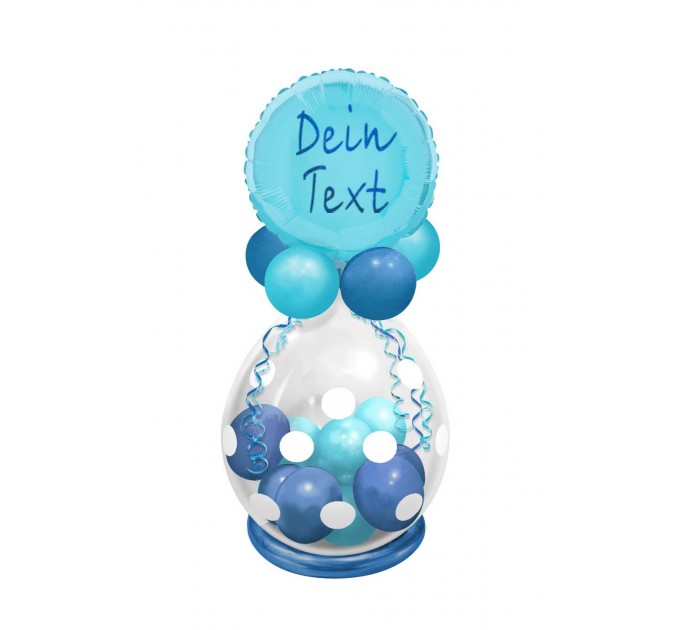 Stuffing Ballon (ca. 40x60 cm) mit Wunschtext
