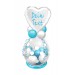 Stuffing Ballon (ca. 40x60 cm) mit Wunschtext