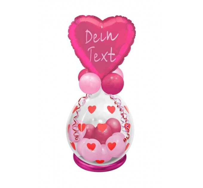 Stuffing Ballon (ca. 40x60 cm) mit Wunschtext