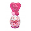 Stuffing Ballon (ca. 40x60 cm) mit Wunschtext