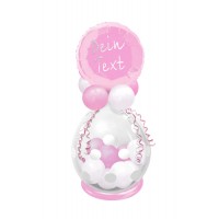 Stuffing Ballon (ca.40x60 cm) mit Wunschtext