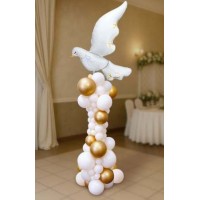 Ballondeko Säule (160 cm + 100 cm)